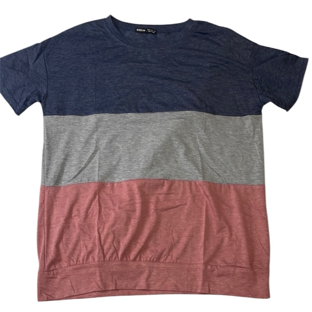 Shein multicolor striped shirt‎